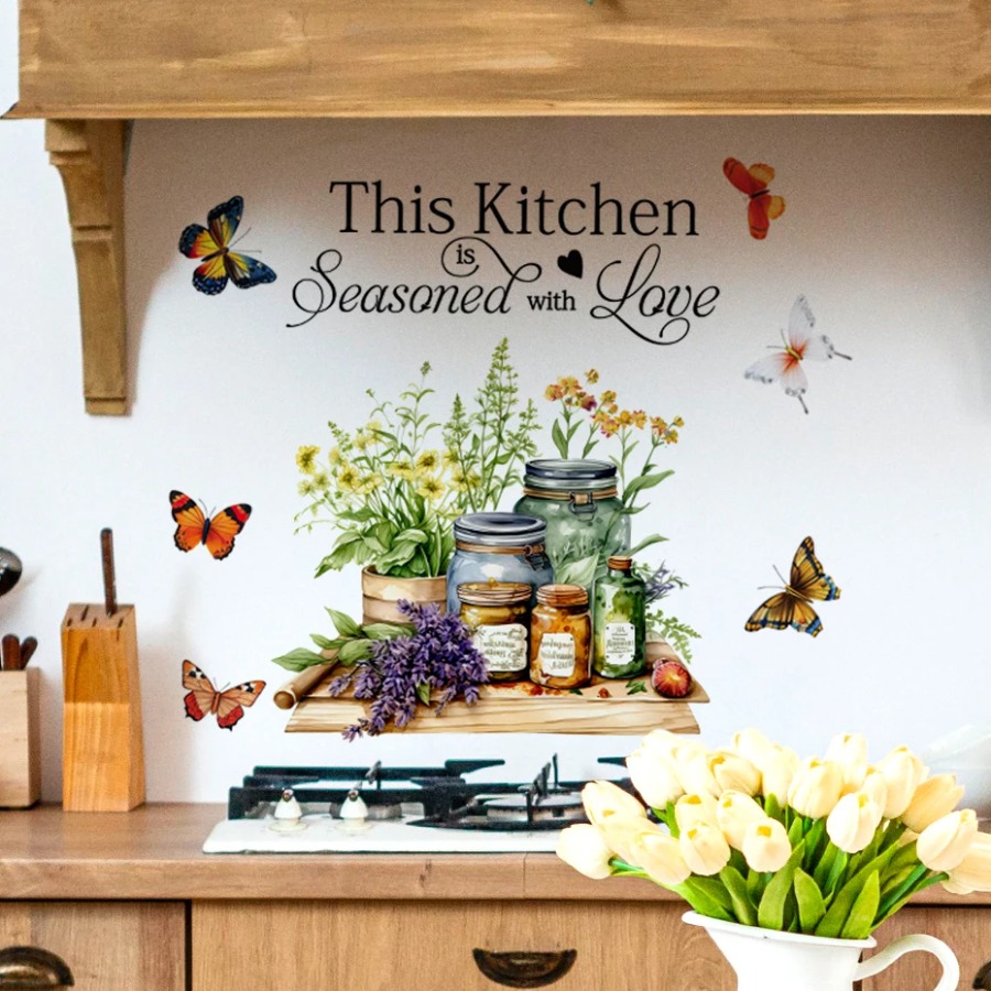 Home Cooking Quotes - Stiker Dinding Dekorasi Rumah Seni Masakan