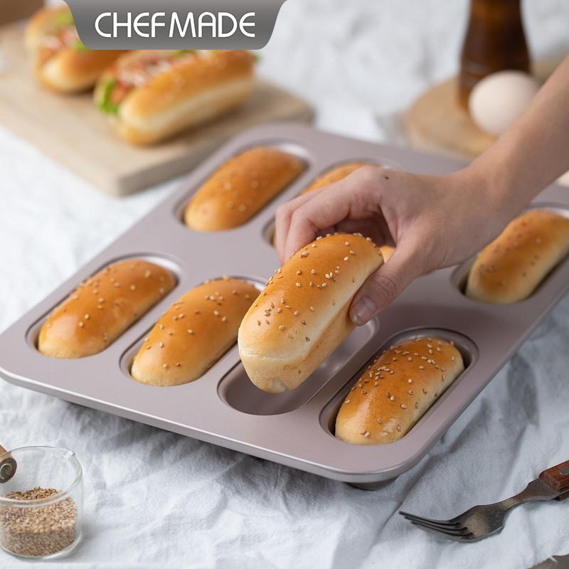 Home Cooking Recipes - CHEFMADE Cetakan Roti Hot Dog Oval