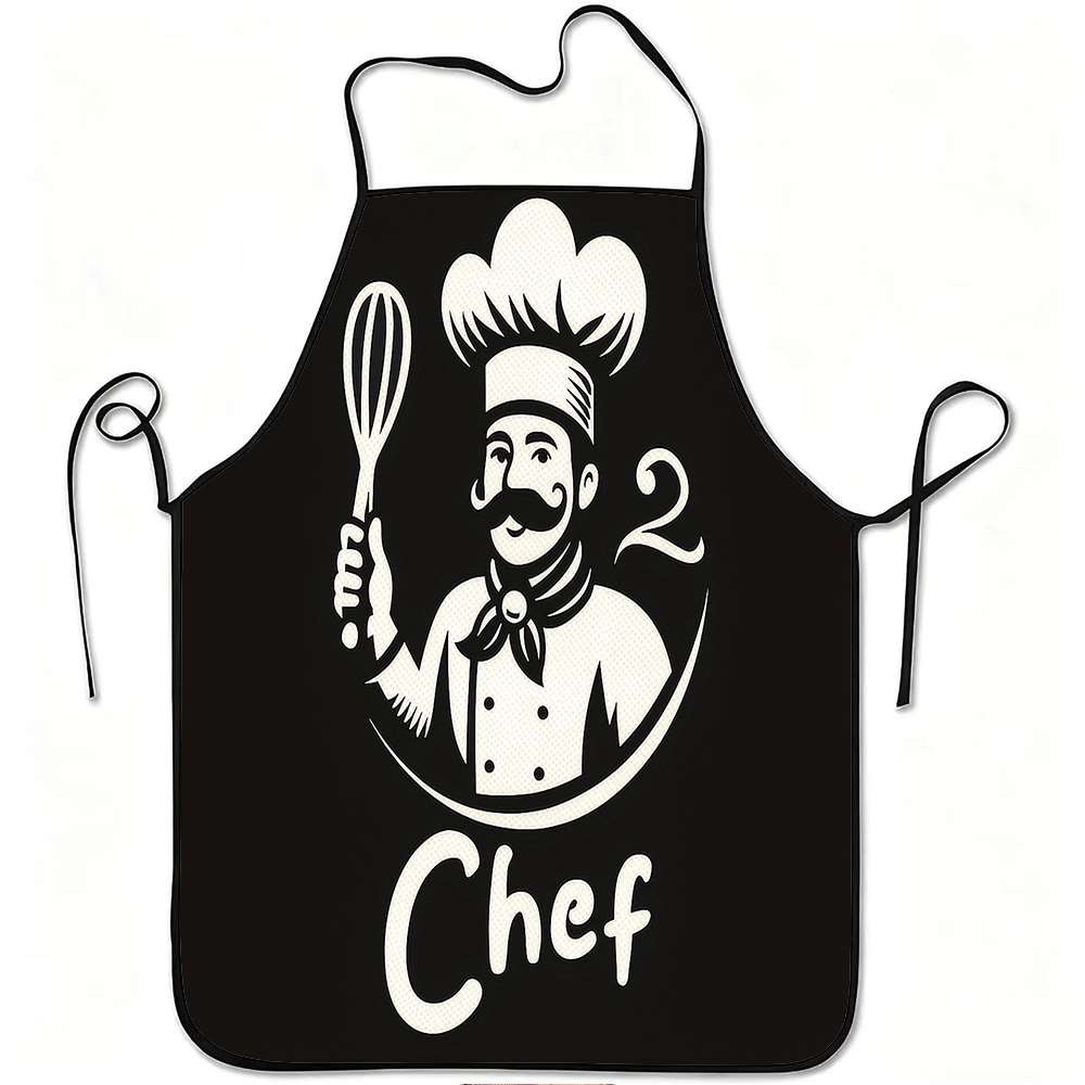 Home Cooking Ideas - 1 Buah Apron Bertema Klasik Sederhana,
