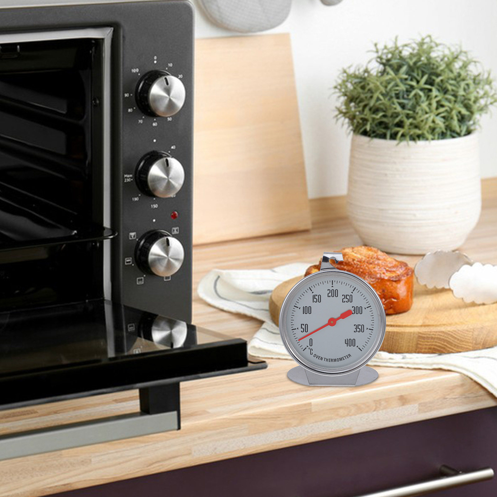 Home Cooking Reading - Termometer Oven dengan Skala Besar, Bahan