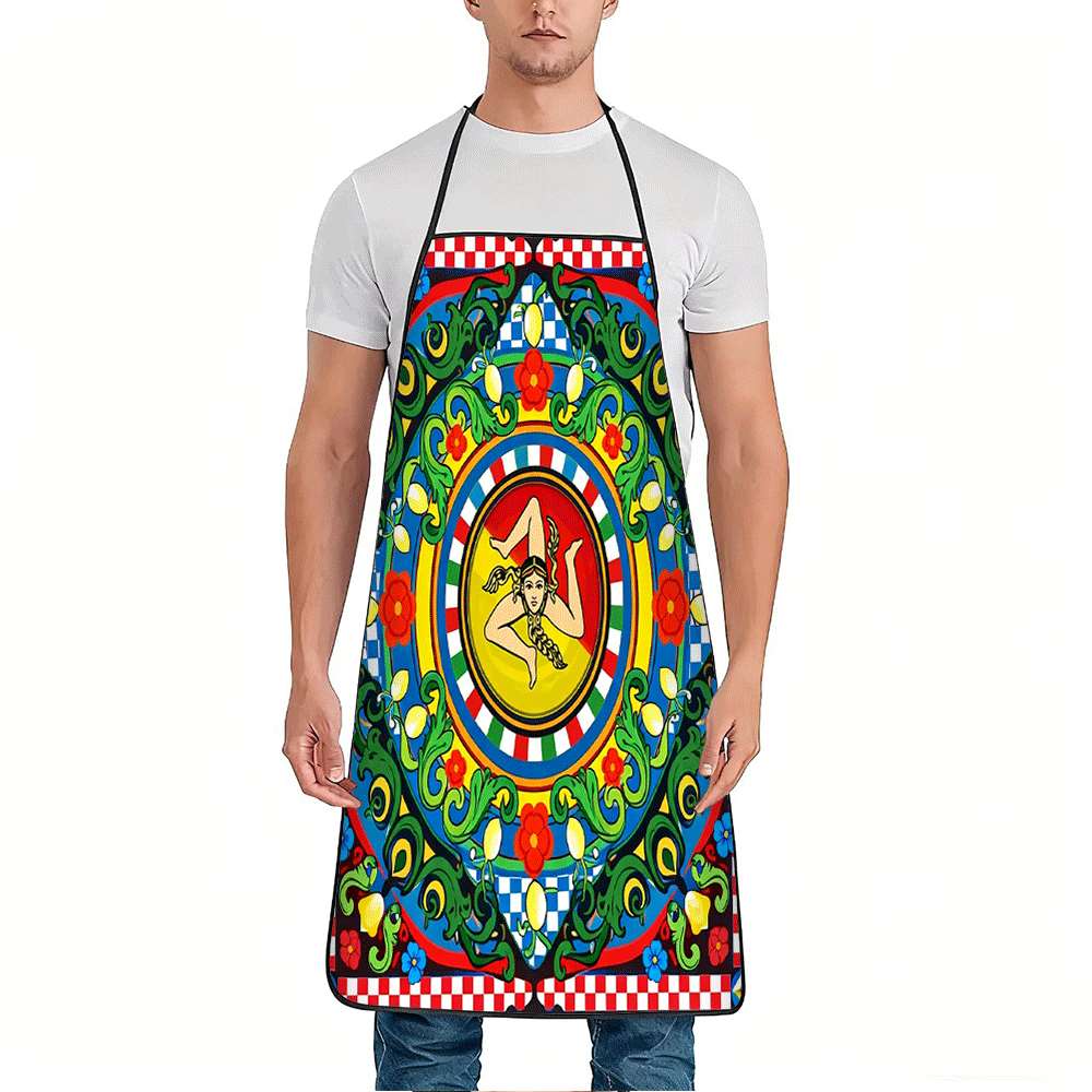 1 Buah Celemek Bertema Sisilia - Home Cooking Ideas ulasan dan harga