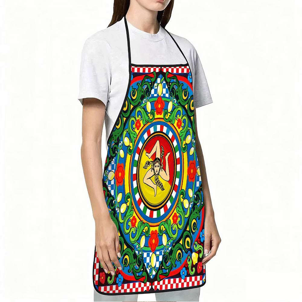 1 Buah Celemek Bertema Sisilia - Home Cooking Ideas ulasan dan harga