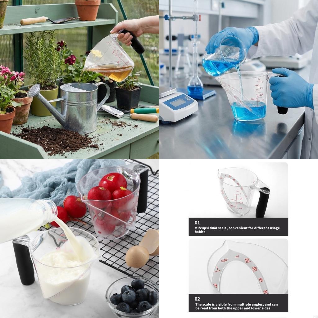 F19B 250Ml Gelas Ukur Transpar - Home Cooking Reading ulasan dan harga