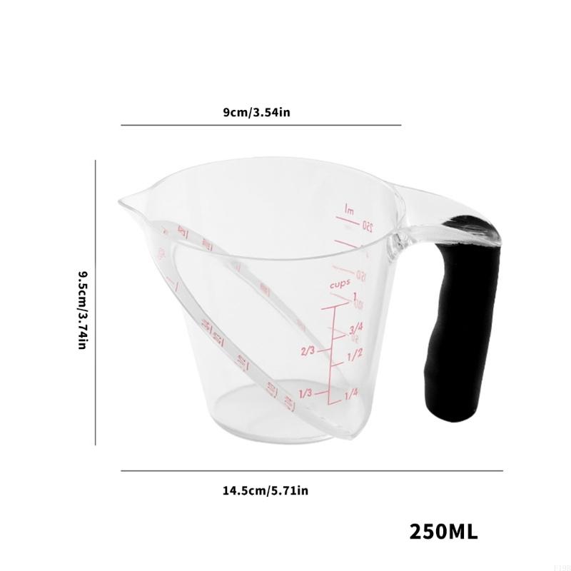 F19B 250Ml Gelas Ukur Transpar - Home Cooking Reading ulasan dan harga