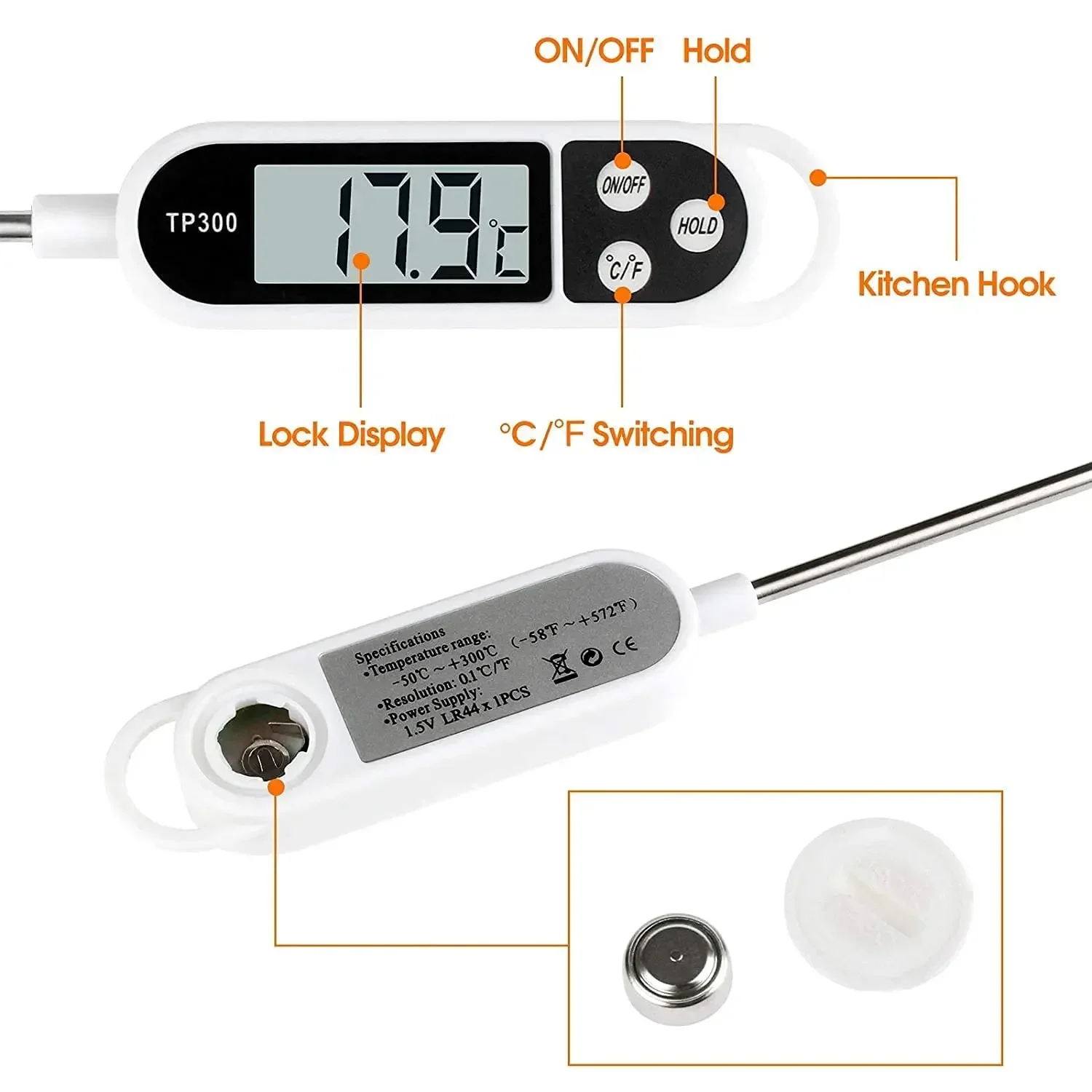 Probe Pena Termometer Makanan  - Home Cooking Reading ulasan dan harga