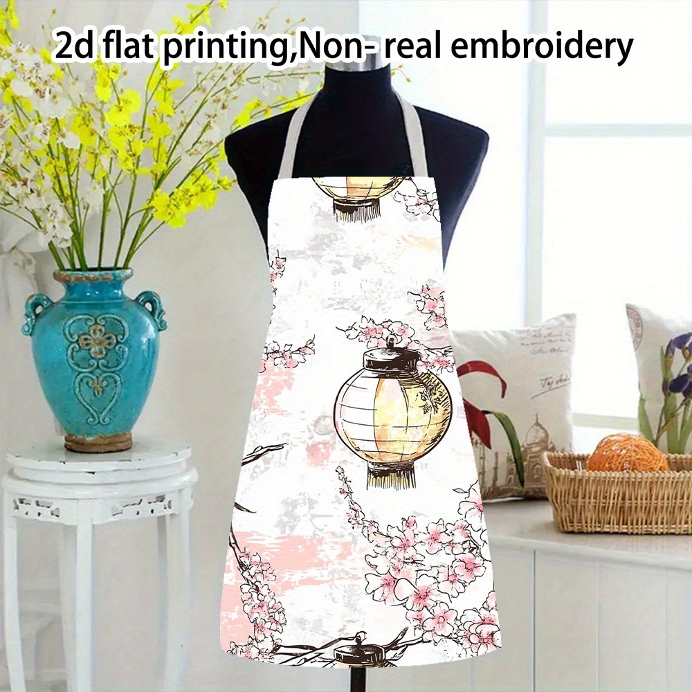 Apron Bunga Sakura & Lentera J - Home Cooking In Japanese ulasan dan harga
