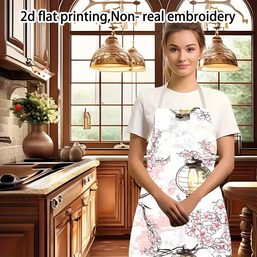 Apron Bunga Sakura & Lentera J - Home Cooking In Japanese ulasan dan harga