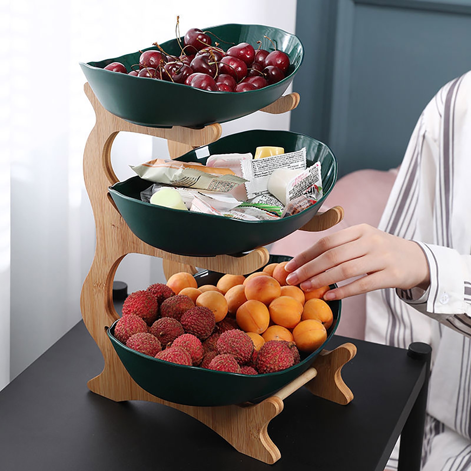 Nampan Sajian Multi-Tingkat ya - Home Cooking Recipes ulasan dan harga