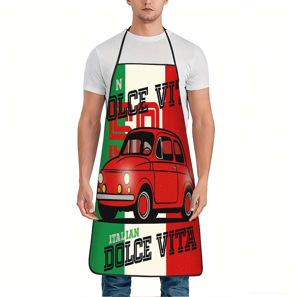 1 Buah Celemek Bertema Italia  - Home Cooking Ideas ulasan dan harga