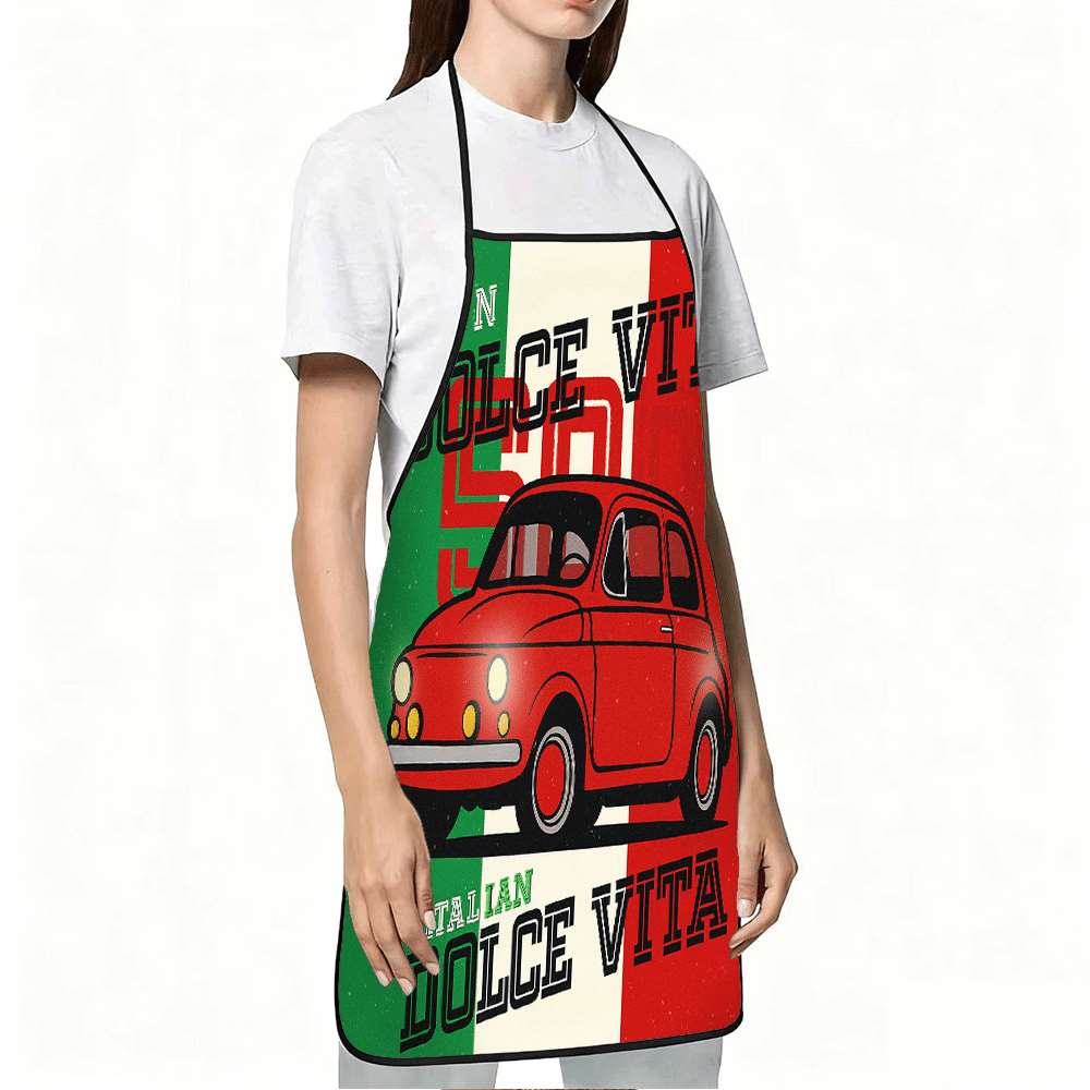 1 Buah Celemek Bertema Italia  - Home Cooking Ideas ulasan dan harga