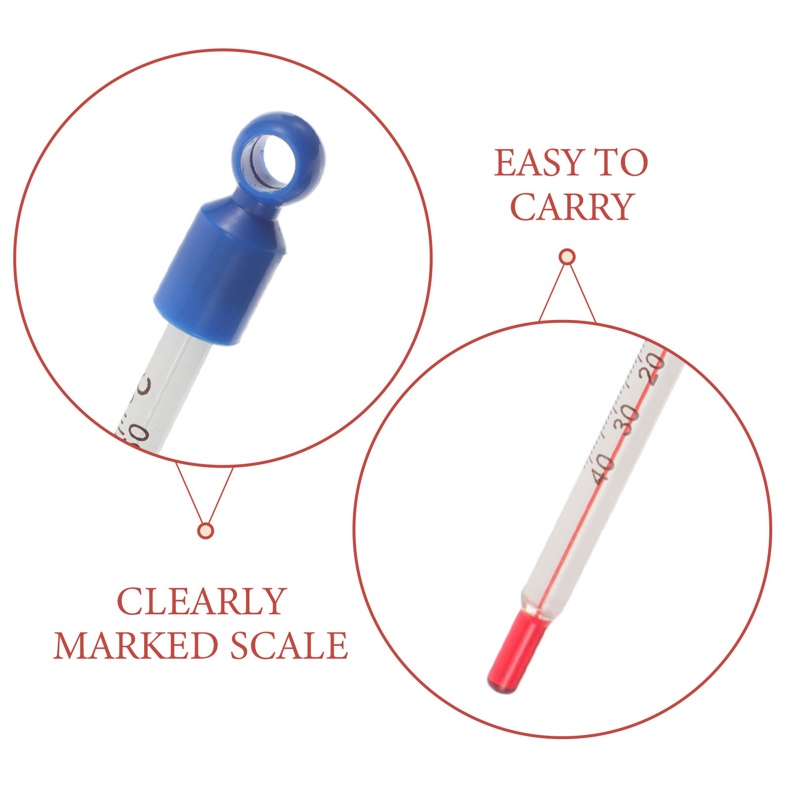 Termometer Anggur Kaca, Metera - Home Cooking Reading ulasan dan harga