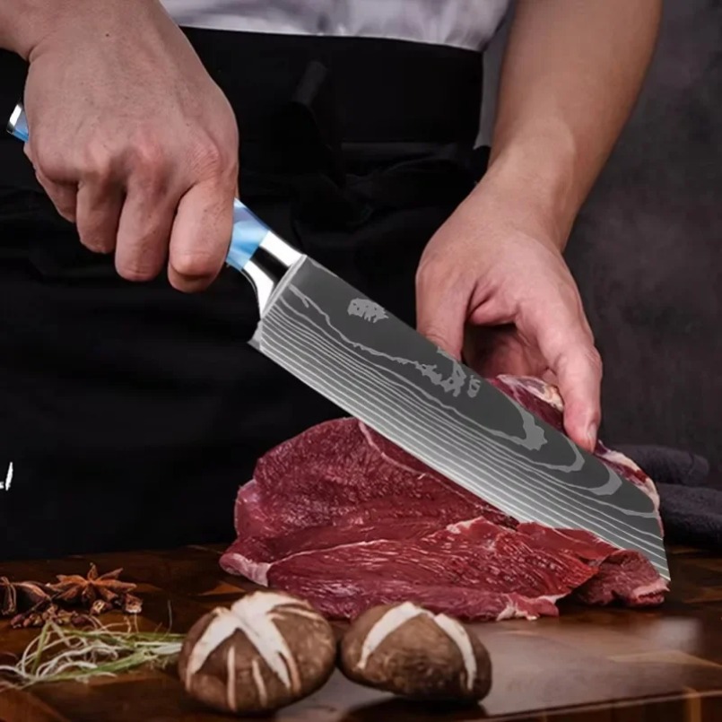 Pisau Santoku Jepang Baja Lase - Home Cooking In Japanese ulasan dan harga