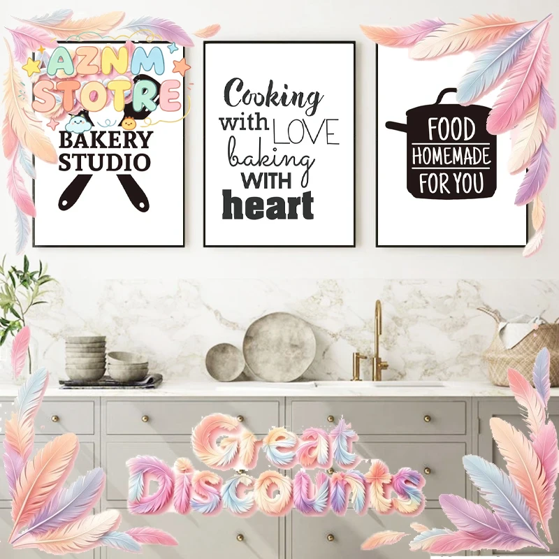 Seni Dinding dan Poster Kutipa - Home Cooking Quotes ulasan dan harga
