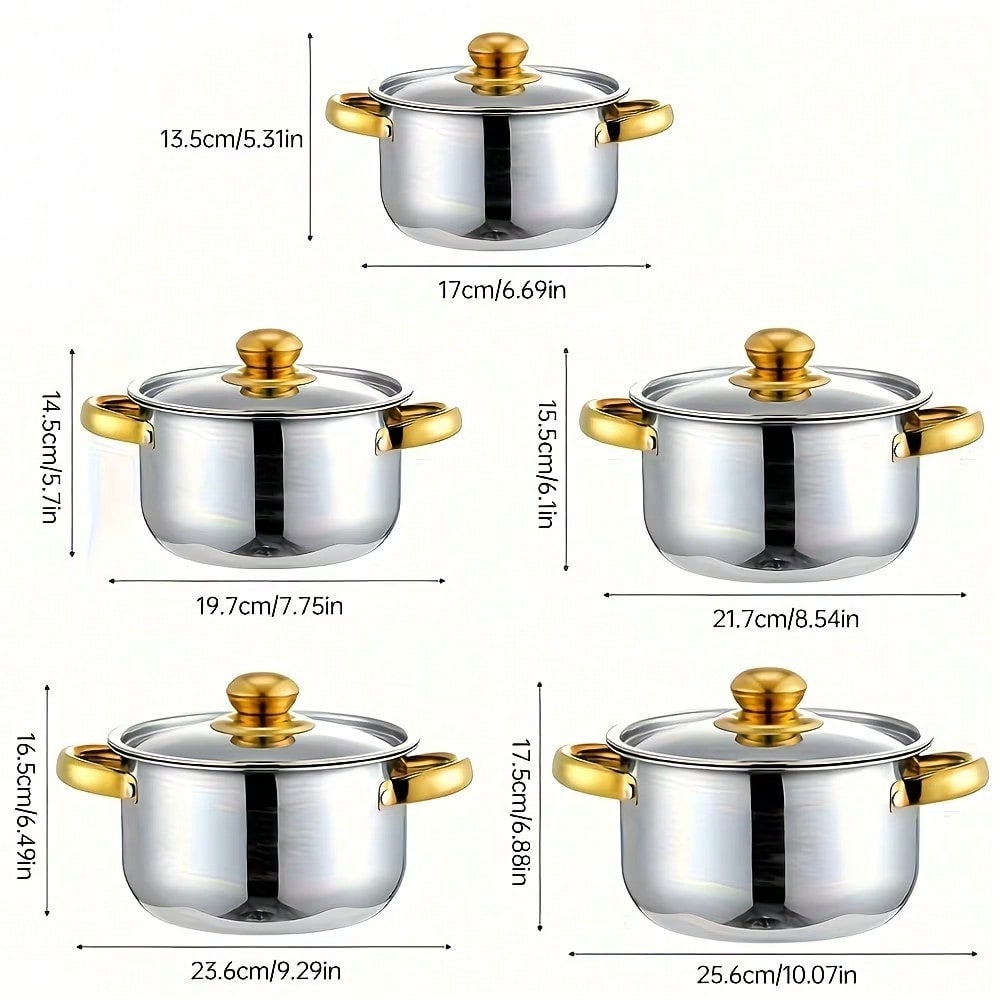 Set Panci Stainless Steel Mode - Home Cooking Restaurant ulasan dan harga