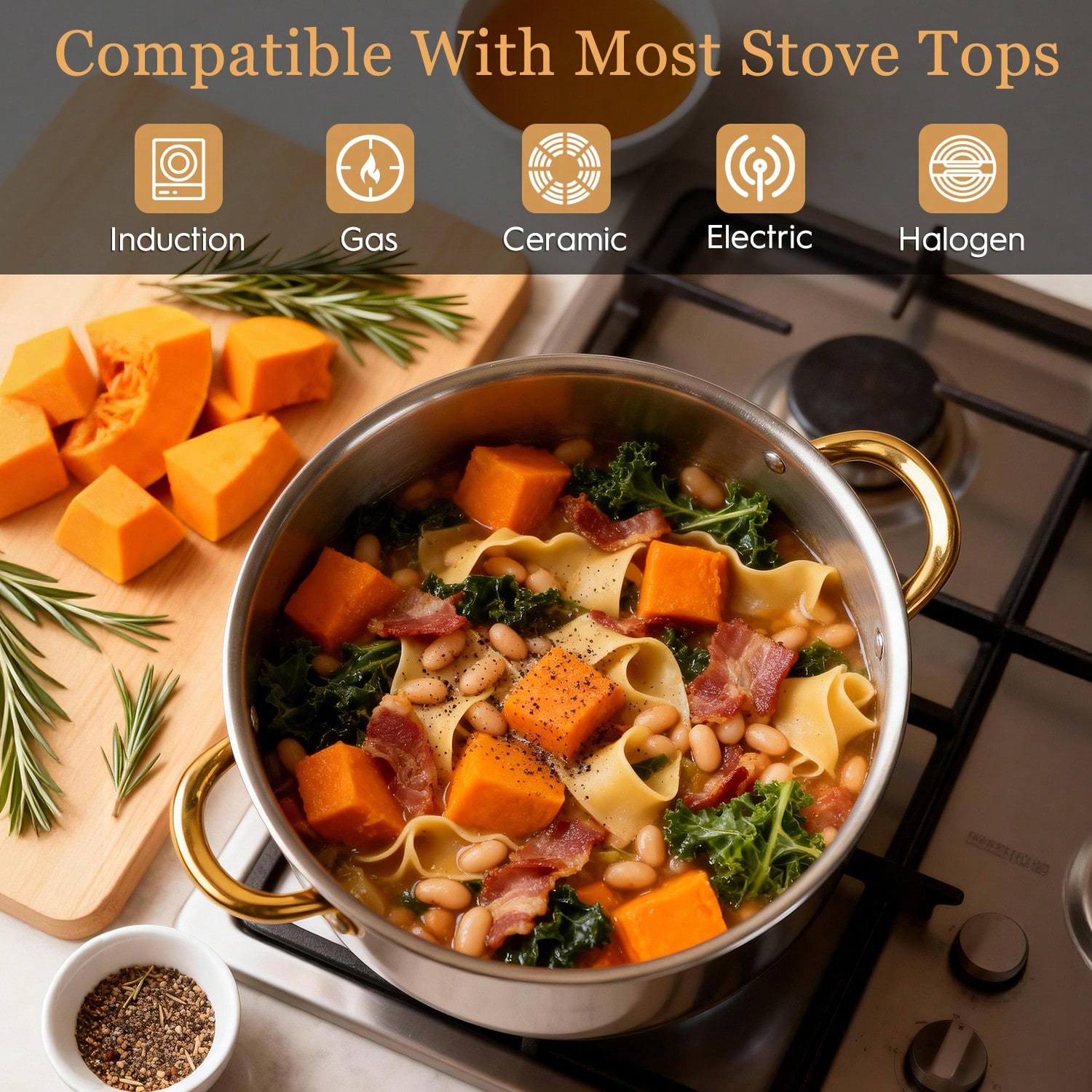 Set Panci Stainless Steel Mode - Home Cooking Restaurant ulasan dan harga