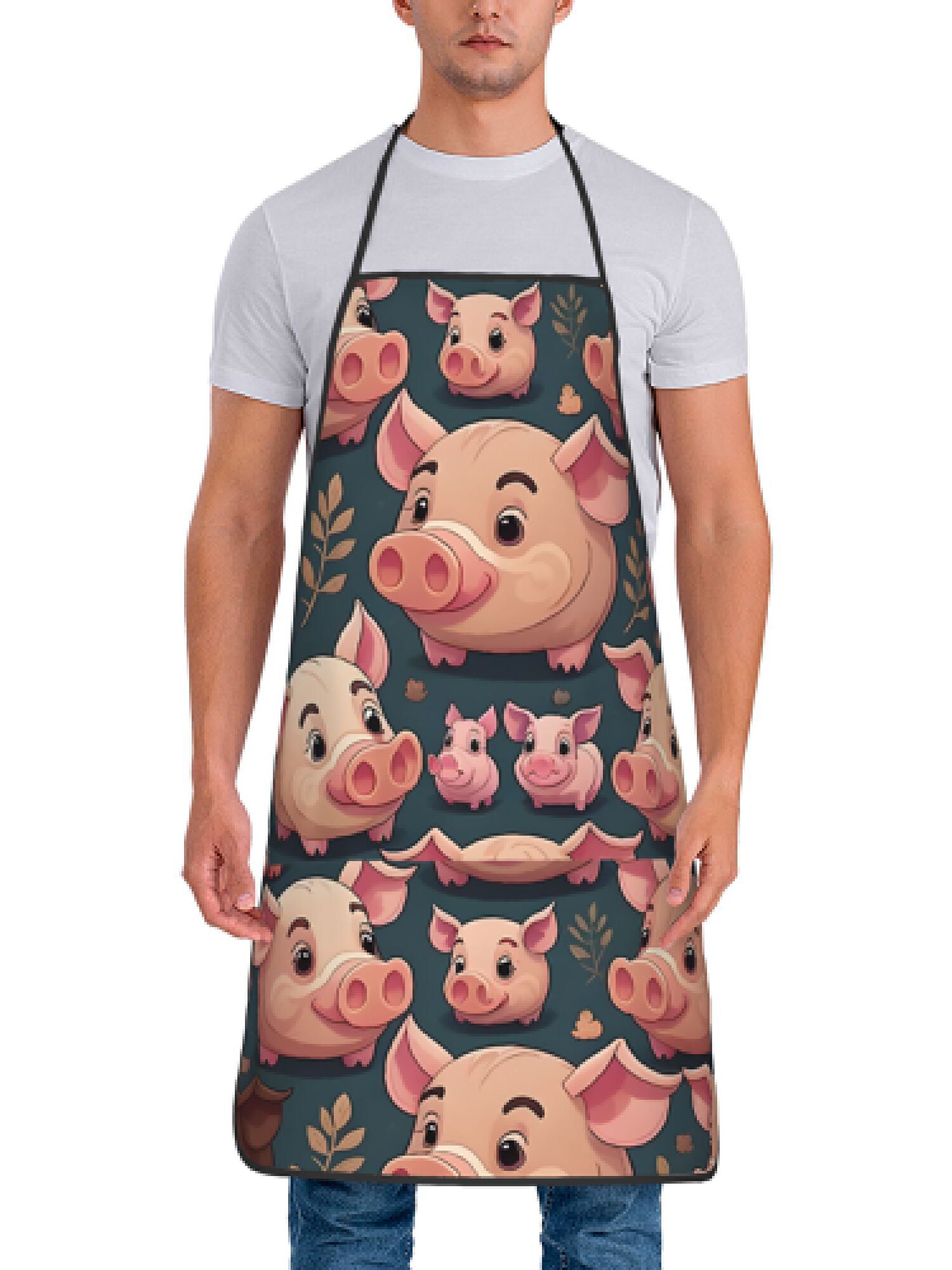 1 Buah Celemek Desain Babi Mer - Home Cooking Ideas ulasan dan harga
