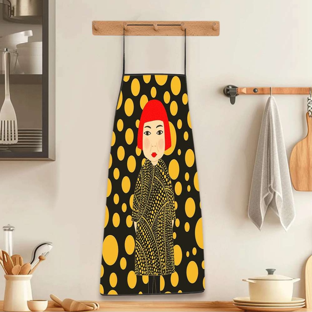 1 Buah Apron Bertema Seni Pop  - Home Cooking Ideas ulasan dan harga