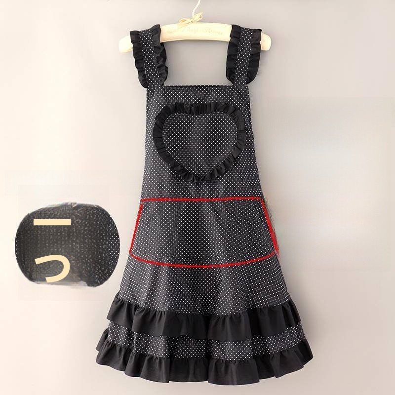 Celemek Dapur Motif Polka Dot  - Home Cooking In Japanese ulasan dan harga